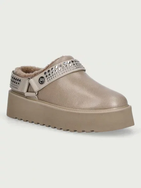 Pinko De piele mules încălțăminte Martina 05 bej