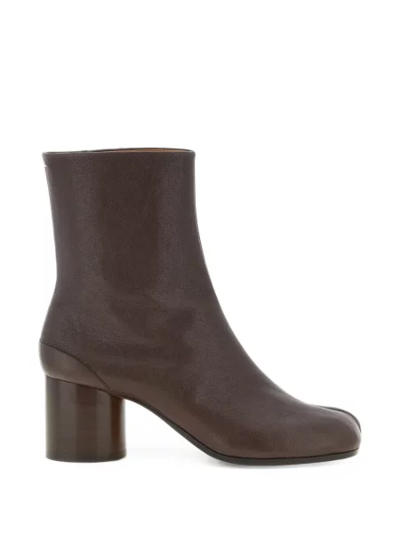 Cizme scurte Maison Margiela din piele maro