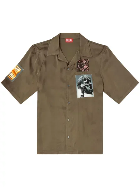 Cămașă Diesel verde