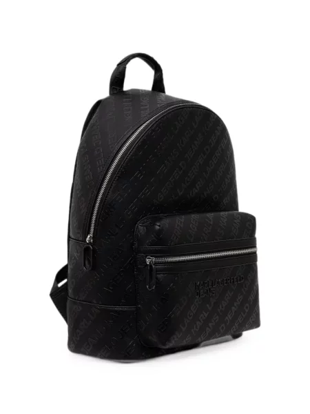 Rucsac Karl Lagerfeld Jeans cu autograf negru