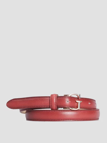 GUESS Ремінь Шкіра червоний
