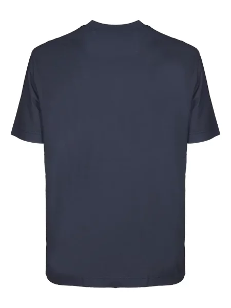 Tricou Filippo De Laurentiis cu decolteu rotund albastru
