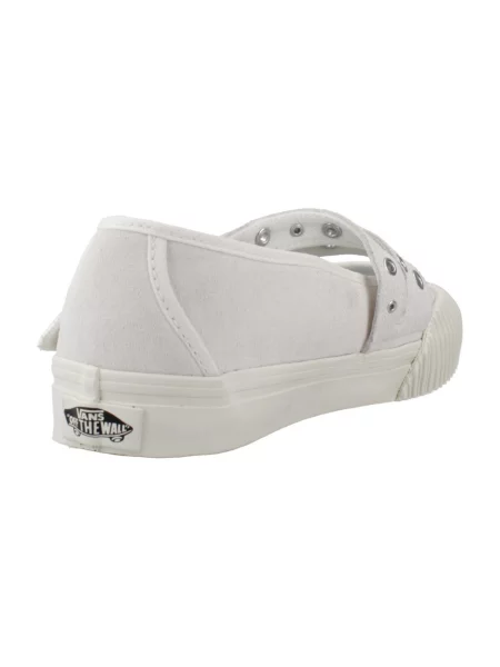 Pantofi cu toc Vans cu bretele alb