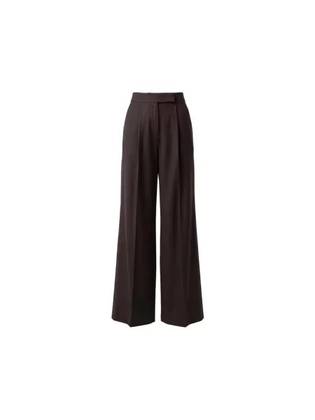 Spodnie Max Mara brązowe