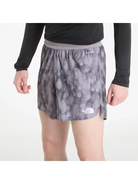 Krátky športové šortky The North Face s potlačou sivá