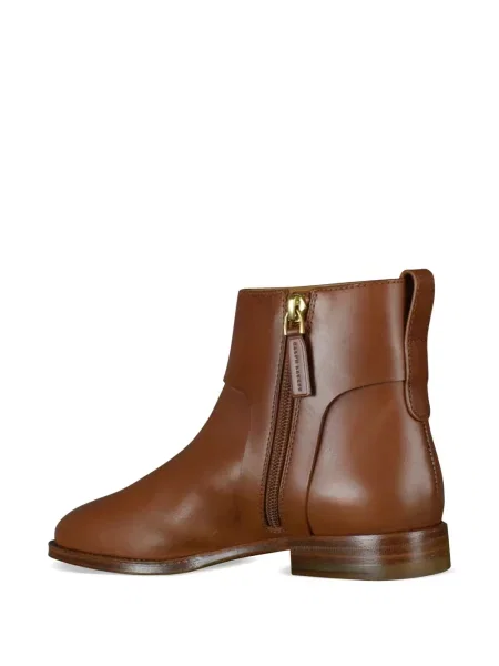 Botine Lauren Ralph Lauren cu cataramă maro