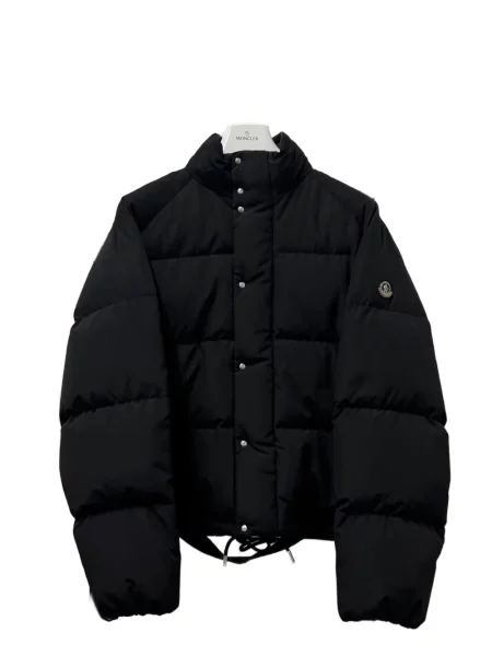 Matlasat geacă Moncler negru
