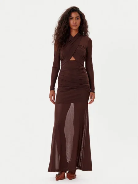 Bardot Rochie de seară Veria maro