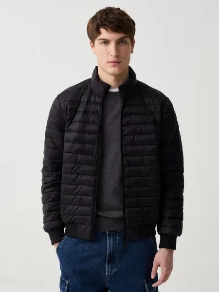 OVS Демісезонна куртка чорний