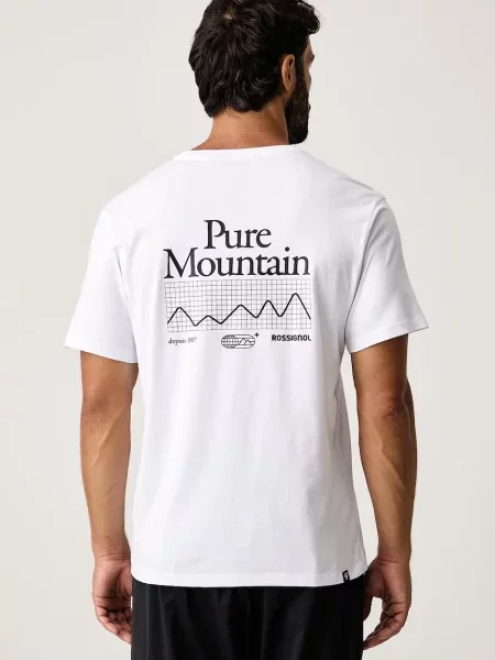 Rossignol tricou pentru bărbați din WATERFALL alb