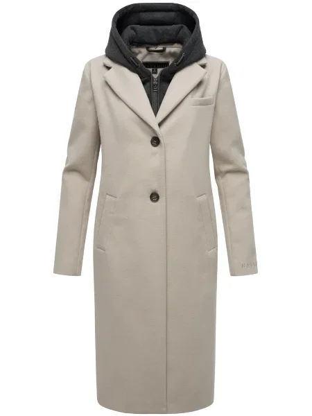 NAVAHOO Palton de primăvară-toamnă Kekstraum nisipiu / închis gri