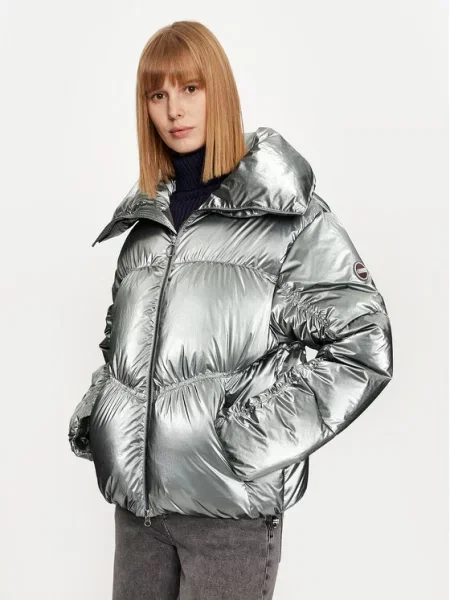 Colmar Pūkinė striukė Oversize sidabrinė