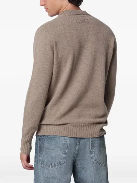 Lung tricou polo Drumohr tricotate