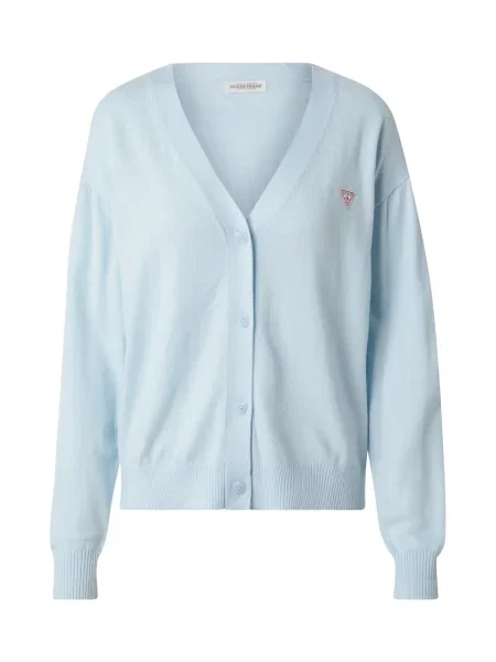 Guess Jeans Pulover celest albastru