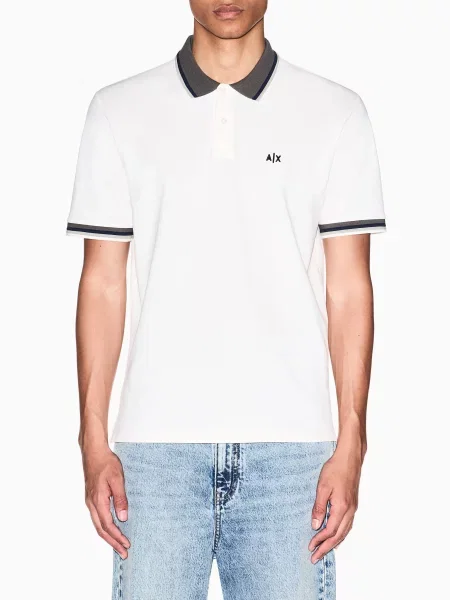 Поло Armani Exchange біле