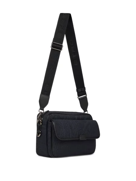 Crossbody torba Etro s autogramom plava