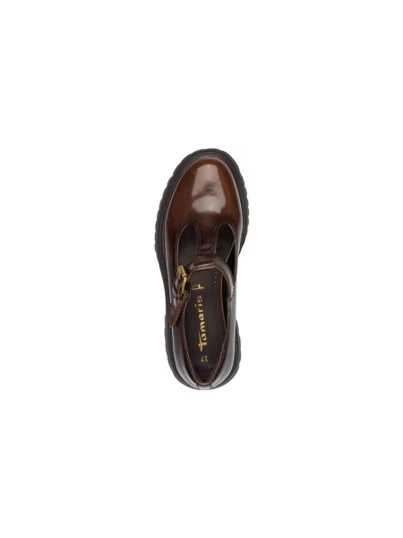 Mokasine Tamaris slip-on smeđa