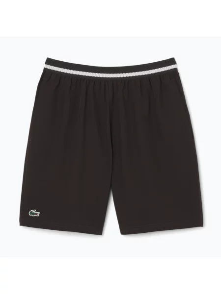 Pantaloni scurți de tenis pentru bărbați Lacoste X Novak Djokovic buffalo/white alb