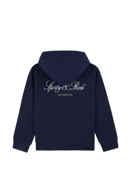 Bluza z kapturem dziecięca Sporty And Rich niebieska