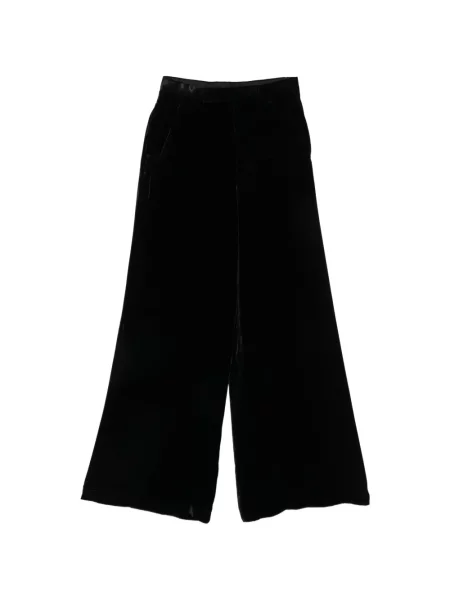 Pantaloni Rick Owens de catifea negru
