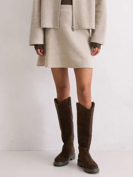 Спідниця міні Marc O’Polo молочний вовна/поліамід