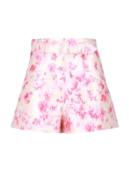 Satynowe szorty Philosophy Di Lorenzo Serafini w abstrakcyjne wzory