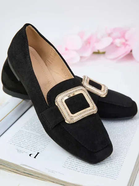 Мокасини Resti с катарама черно