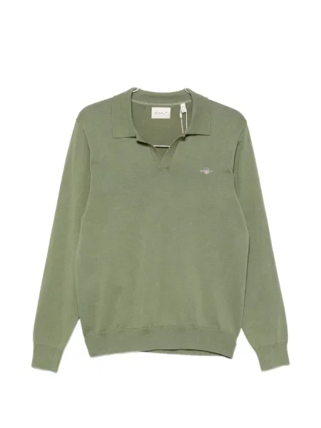 Lung tricou Gant verde