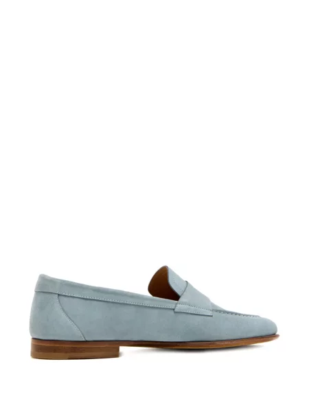 Pantofi loafer Magnanni din piele de căprioară albastru