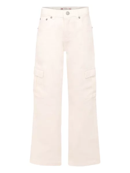Jeansy dziecięce Levi's białe