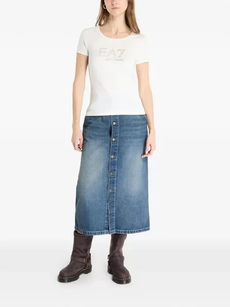 Póló Ea7 Emporio Armani autogrammal fehér