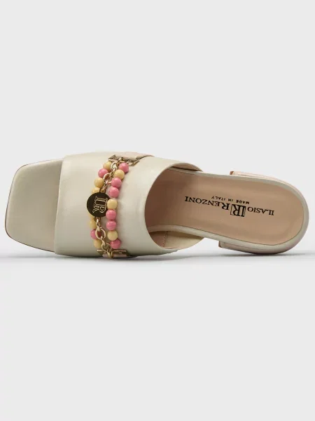 Шлепанцы Ilasio Renzoni бежевые