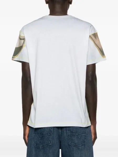 Tricou Diesel cu imagine verde