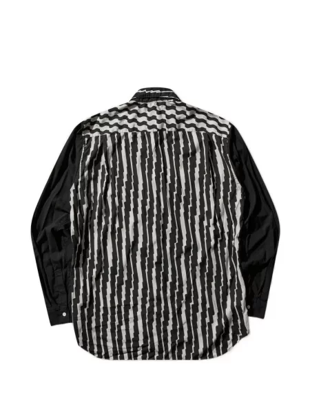 Риза Comme Des Garçons Homme Plus с принт черно