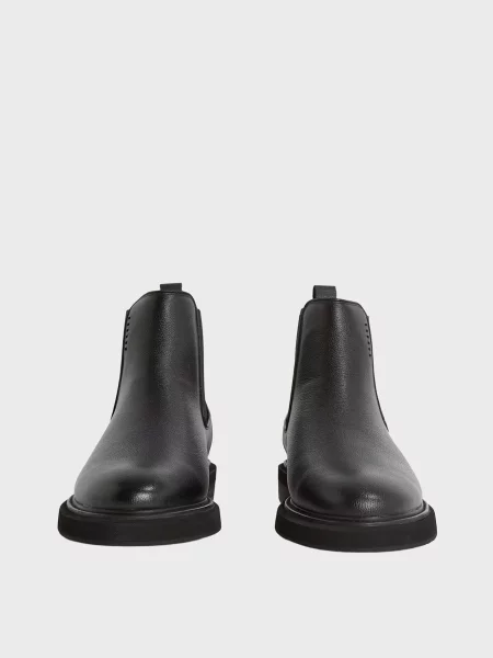 Кожаные ботинки челси G-star Raw черные
