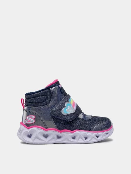 Детские ботинки Skechers синие