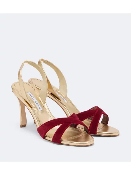 Sandale Manolo Blahnik din piele