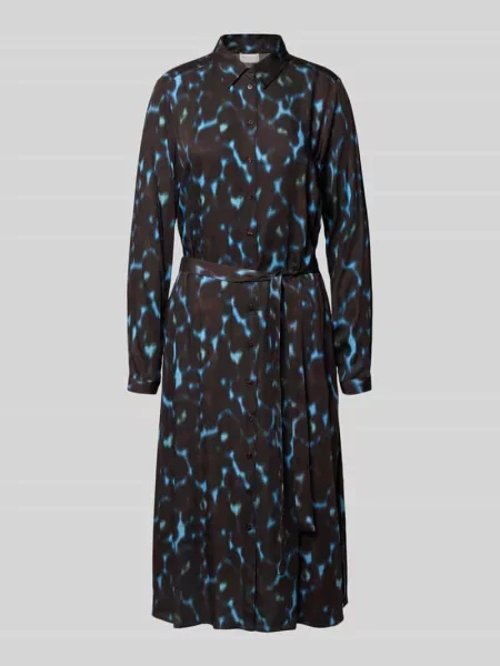 Sukienka koszulowa z z wiązanym Milano Italy