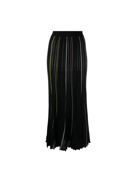 Spódnica Sonia Rykiel w paski z paskiem czarna