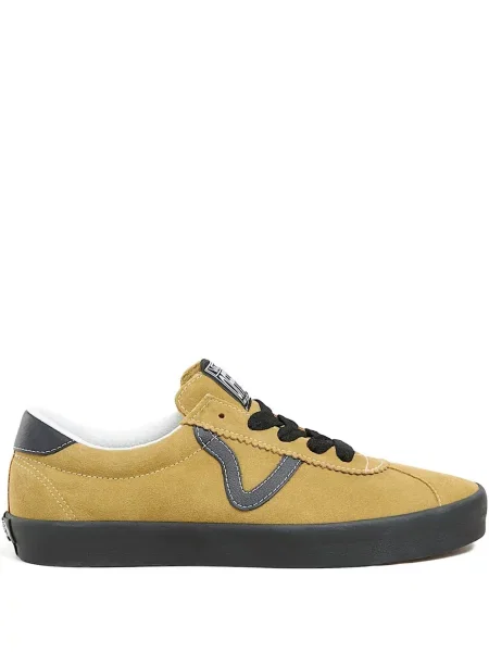 Sneakerși Vans din piele de căprioară galben