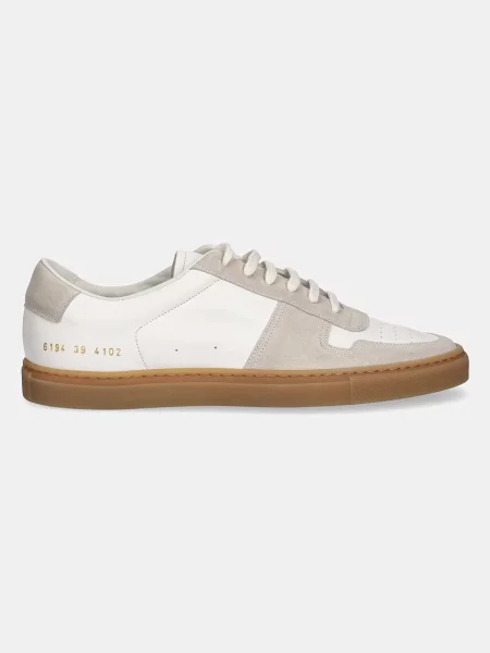 Common Projects sneakersy skórzane Bball Duo Slim beżowy białe