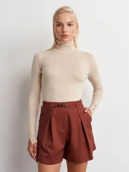 Dilvin Hlače Shorts' rdeča