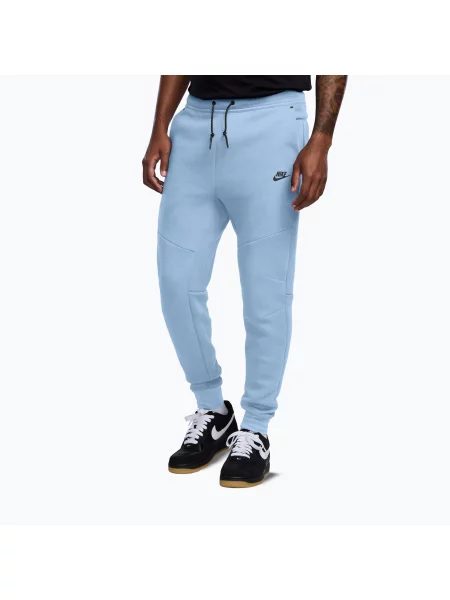 Pantaloni pentru bărbați Nike Tech Joggers ice blue/black negru