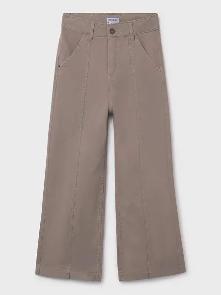 Mayoral kalhoty wide leg béžové