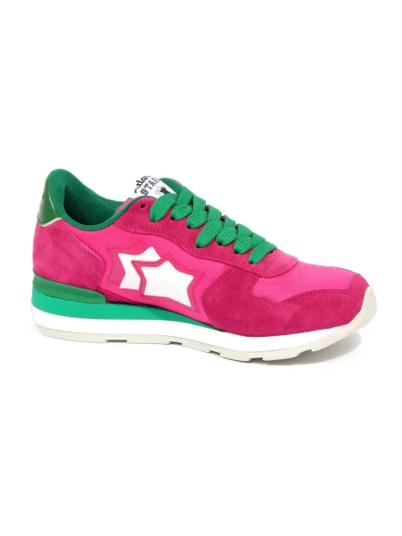 Sneakersy Atlantic Stars zamszowe zielone