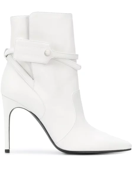 Cizme scurte Off-white alb