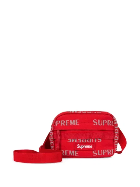 Geantă crossbody Supreme cu autograf roșu