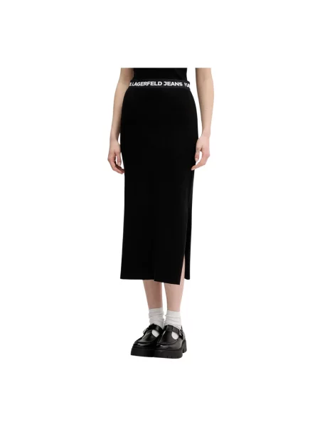 Spódnica mini Karl Lagerfeld czarna