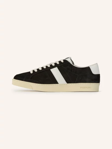 Tom Ford Trampki schwarz białe