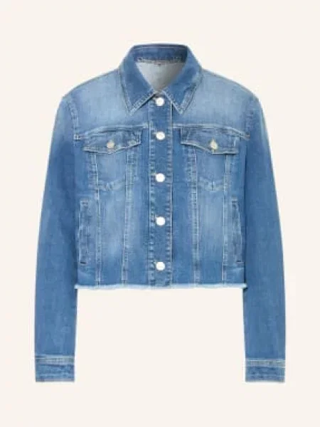 Marc Cain Kurtka Dżinsowa blau niebieska